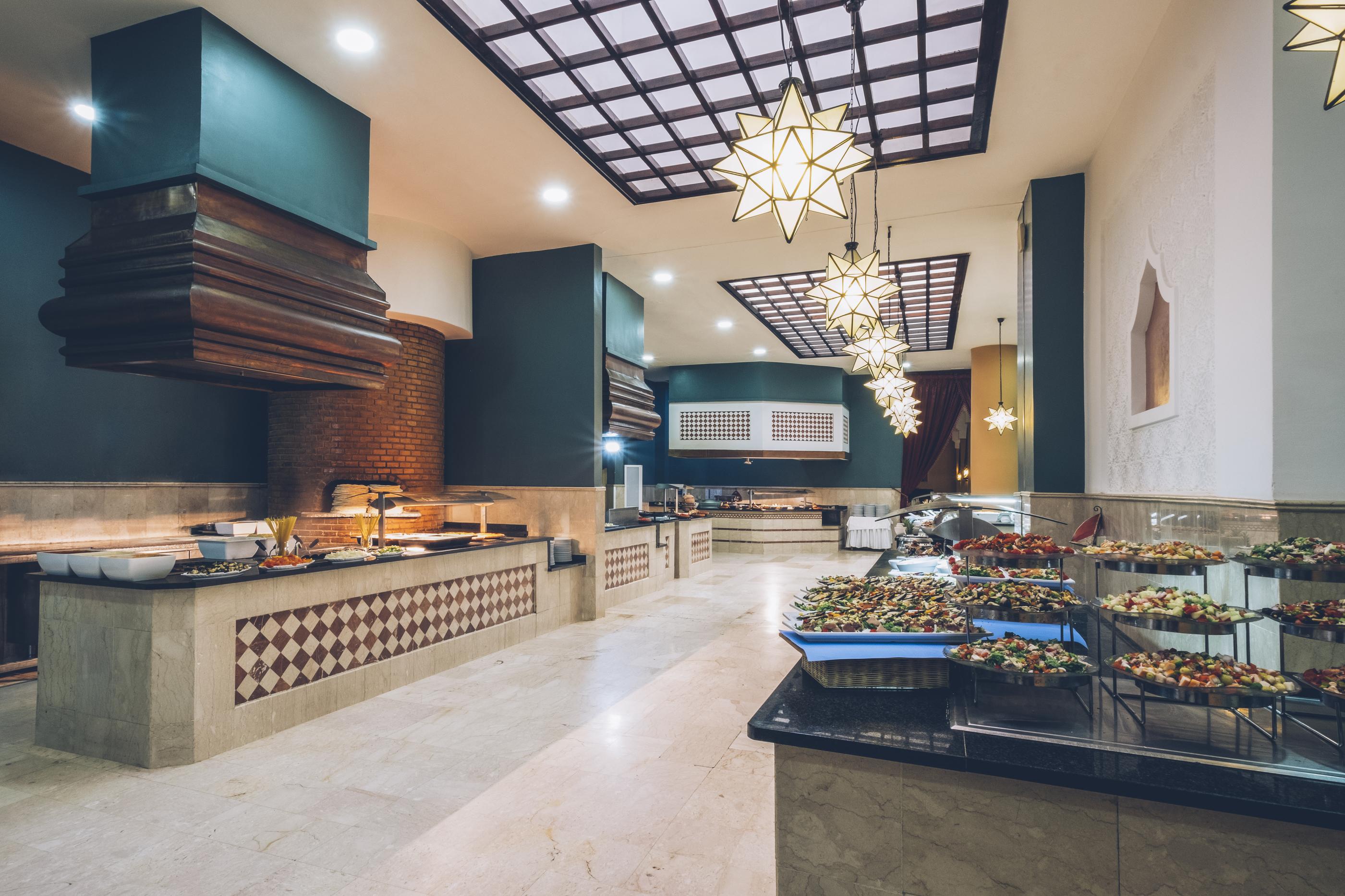 Iberostar Waves Saidia Hotel Ngoại thất bức ảnh The buffet at the hotel